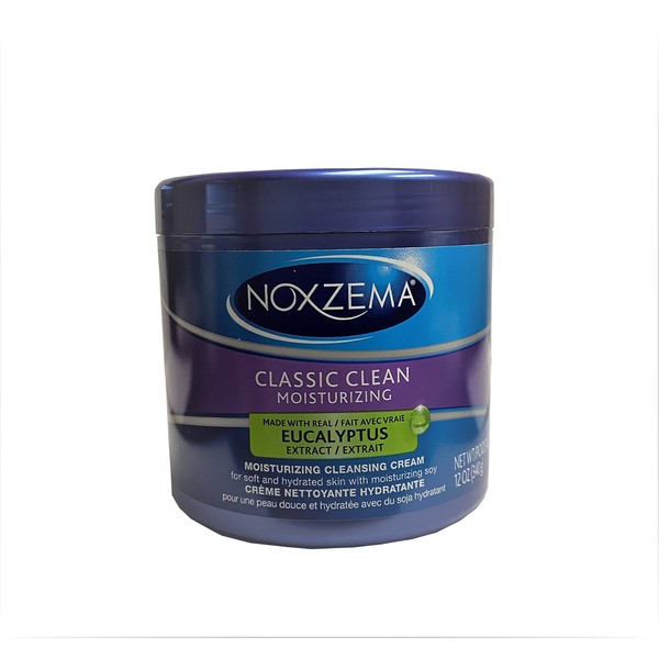 Noxzema Classic Clean Moisturizing Cleansing Cream Unisex, 12 Ounce (Pack of 3)