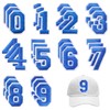 FR 30 Pcs Iron on Numbers Patches, Varsity Numbers 0-9