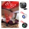 Extreme Beauty Reloj Proyector Despertador Digital Pantalla Lcd Parlante