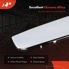 A-Premium Rear Tailgate White Handle Garnish Finisher Molding Compatible with