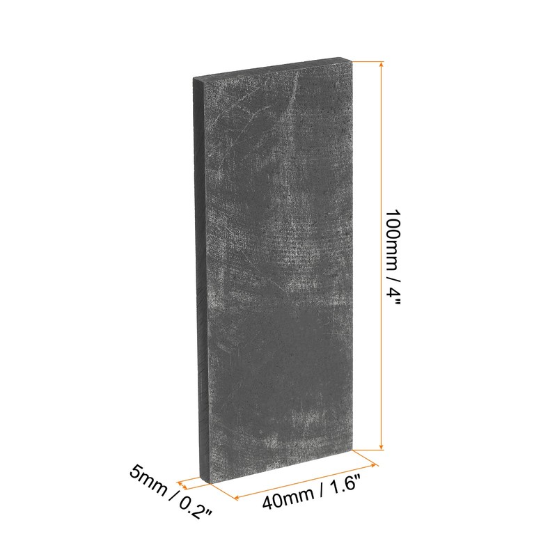 sourcing map Graphite Block Rectangular Graphite Electrode Plate 100 x