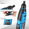 DNA MOTORING TOOLS-00163 Cordless Rotary Tool 12V Variable Speed Rechargeable