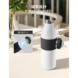 Blackube Water Bottle, 16.9 fl oz (500 ml), Vacuum Insulated, Sports Bottle, 16.9 fl oz (500 ml), Hot and Cold Insulated, Stainless Steel Bottle, Direct Drinking, Compatible with Sports Beverages,