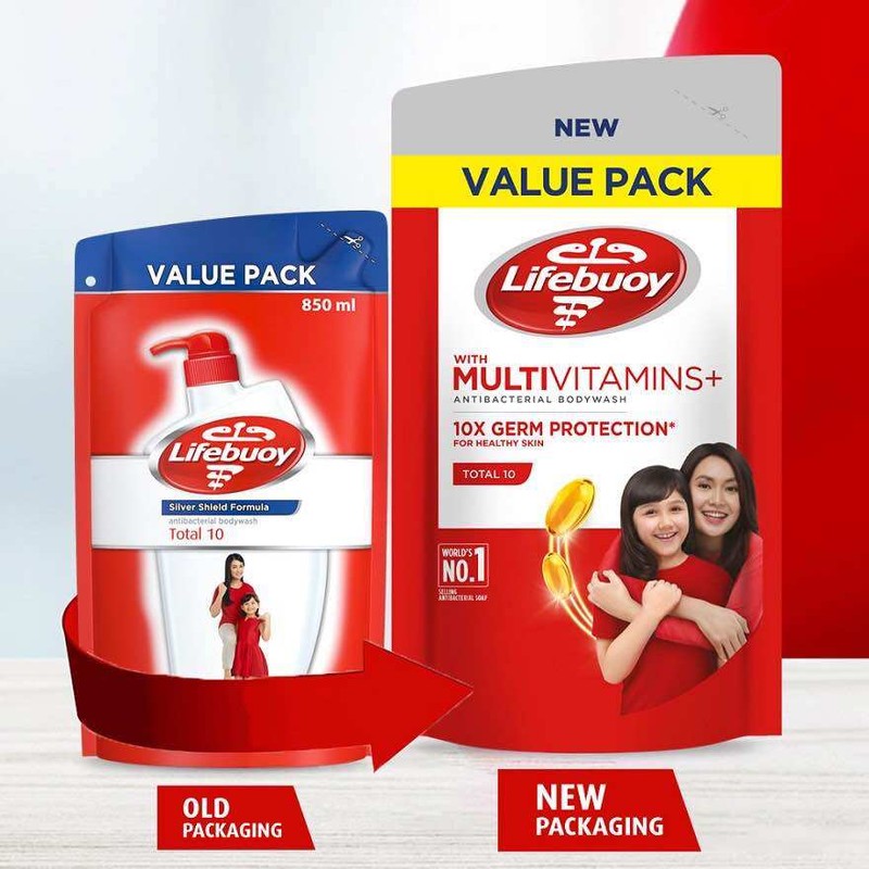 Lifebuoy Body Wash Shower Gel Refill Pack 800ML