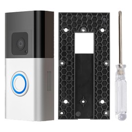 Ring Doorbell No Drill Mount, Ring Video Doorbell Adjustable Holder with Accessories, Compatible with Ring Video Doorbell 3/3 Plus/4/Plus/Pro for Home, Home, Office