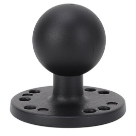 1.5 Inch Ball Mount with Aluminum Alloy AMPS Hole Round Plate, Electronic Device Mounting Base Compatible with RAM Mounts C Size 1.5 Inch Ball Double Socket Arm