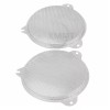 Unbranded Chrome Mesh Speaker Grills Cover For Harley Touring Electra