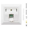 Fibre Optic Junction Box 1x Duplex LC-APC Keystone LWL Surface-Mounted
