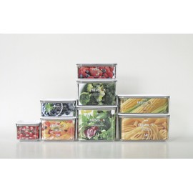 Takeya Chemical Industry Fresh Lock Container, White, M, 33.8 fl oz (1000 ml)