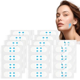 40PCS Face Lift Tape Invisible for Wrinkles, Anti Wrinkle Patches Double Chin Reducer for Face and Neck Lifting Sagging Skin