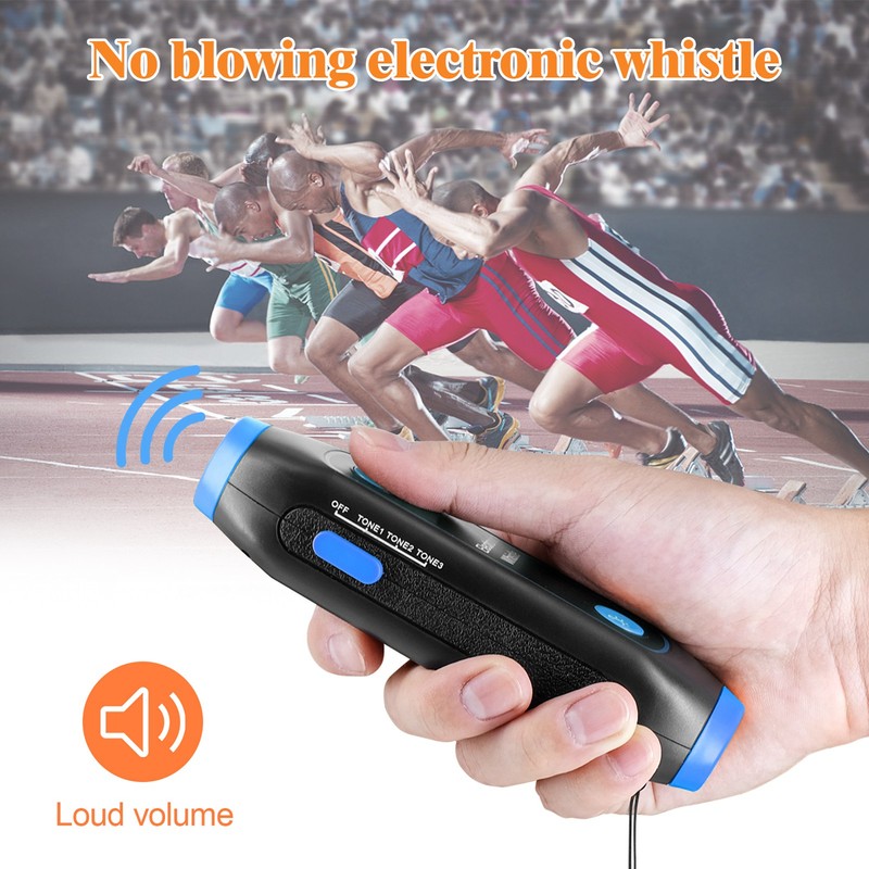 Electronic Whistle 3 Tone 3 Volume Level Blow Free Whistle
