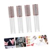minkissy 4pcs Empty Tube of Lip Gloss Lip Oil Container