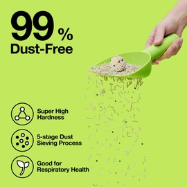 VETRESKA Tofu Cat Litter,Natural Kitty Litter Strong Clumping Flushable Cat Litter Pellets,Ultra Water Absorbent Deodorant Tofu Litter,Dust-Free Low Tracking Cat Litter,Cactus(5.5lb×4bags)