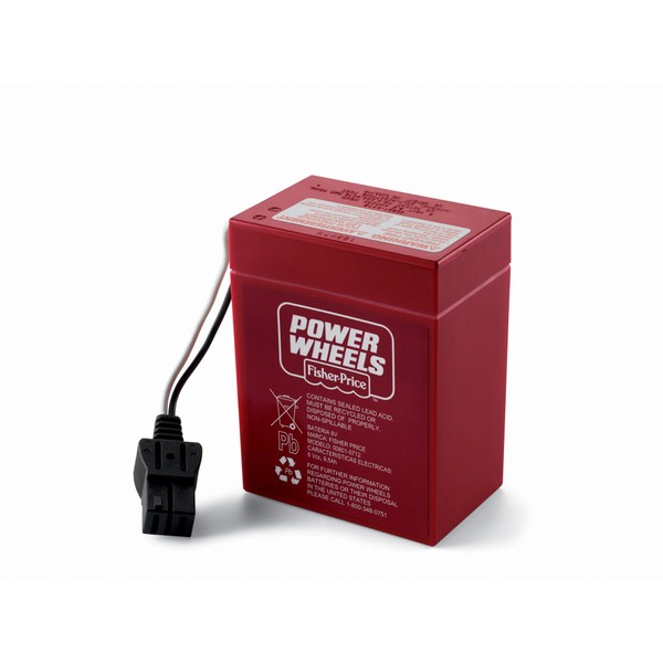Power Wheels 6-Volt Rechargeable Replacement Battery
