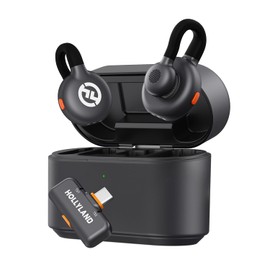 HOLLYLAND Lark M2S - Wireless Microphone - Pin Microphone - Creative Microphone Lightweight 7g - 48Khz/24Bit - USB Type-C Compatible - 300m Transfer Distance (USB Type-C )