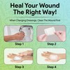 Bordered Gauze 4x4 Adhesive Bandages - Island Dressing Pads -