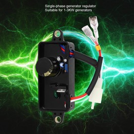 Yuecoom Voltage Regulator, Voltage Stabilizer 2.8KW Single Phase Generator Voltage Regulator Stabilizer Generator Spare Parts Spare Parts Single Phase Voltage Regulator