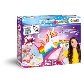 Craze Splash Beadys Set, Ironing Beads, Non-Iron, Play-Set UNICORN