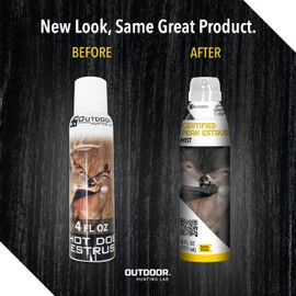 Outdoor Hunting Lab Certified Peak Doe Estrus Mist | 6 oz | 1 Bottle | Doe in Heat Urine for Hunting | Deer Scents & Attractants