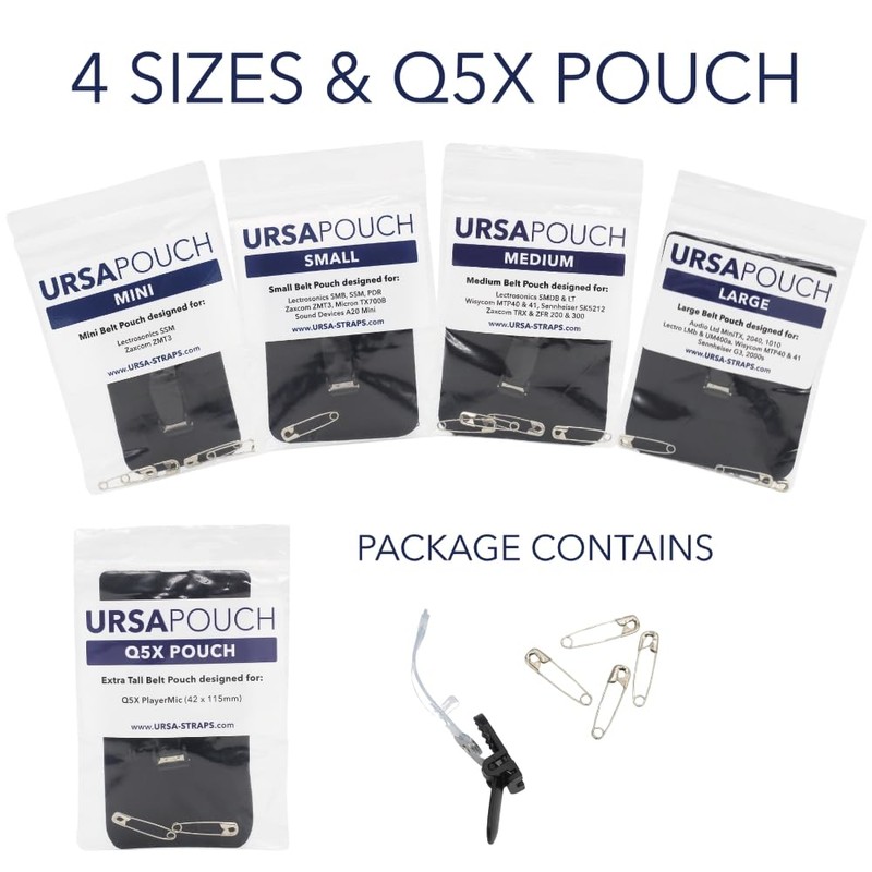 URSA Belt Pouch with Clips - Versatile Rigging for Wireless