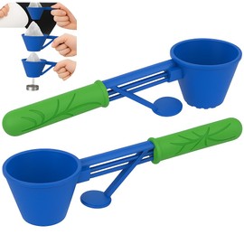 Coffee Scoop & Funnel Original measuring No spill prep of protein powder,preworkout& drinks,Baby formula,kcup refill Mess&Spill free Baby Powder Small BottlePowder Kitchen coffee PowderPal precision