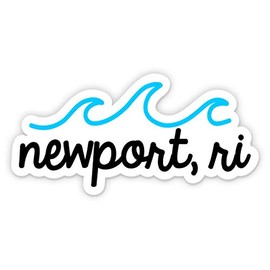 Squiddy Newport - Vinyl Sticker Decal for Phone, Laptop, Water Bottle (2.5" Wide)