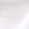 Homehold 200cm Wide By 240cm High White Shower Curtain, Waterproof