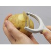Takagi Vegetable Cut Stainless Steel Peeler, Angled Blade, With Potato