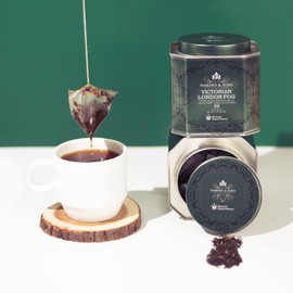 Harney & Sons Harney & Sons Victorian London Fog Tea, Black and Oolong Tea with Citrus, Vanilla and Lavender | 30 Sachets, Historic Royal Palaces Collection