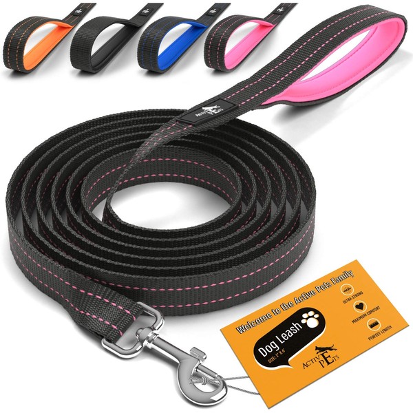 Active Pets Strong Dog Leash with Padded Handle, Durable Comfort