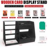 Trading Card Display Case Stand, 5-Tier Card Stands for Sports