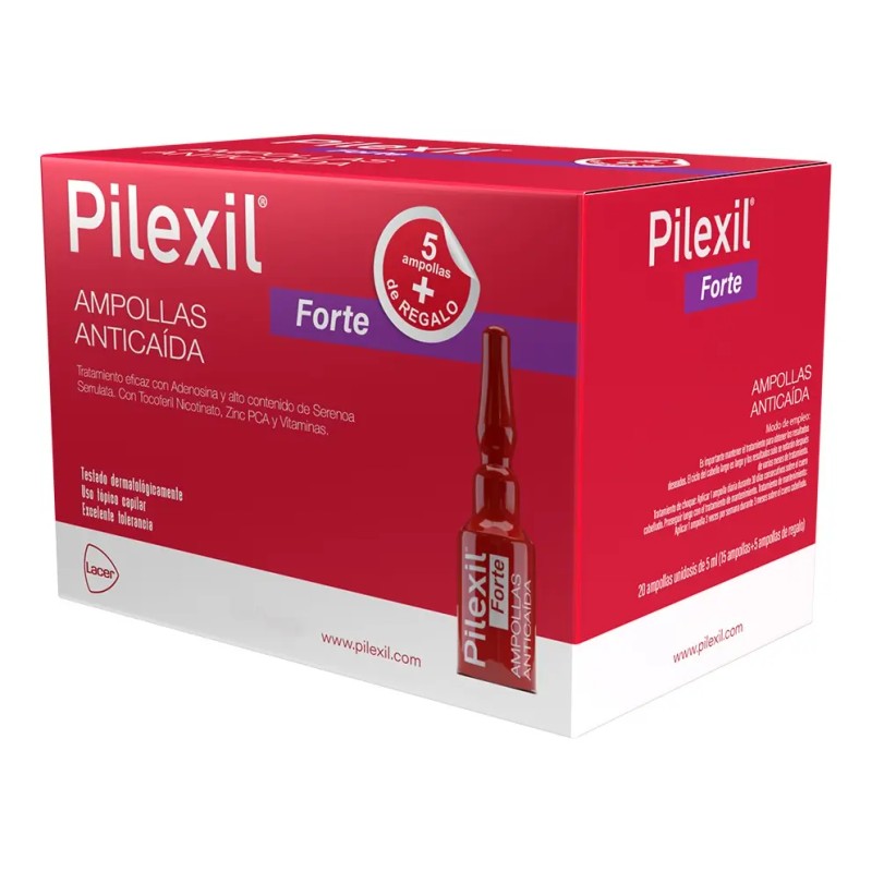 Pilexil Forte Ampolletas Anticaída Cabello