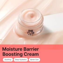 RETURNU Deep Comfort Cream, Moisturizing Face Cream with Birch Sap & 5% Panthenol, Instantly Hydrating & Soothing Barrier Repair, Vegan Korean Skincare (1.69 fl. oz)