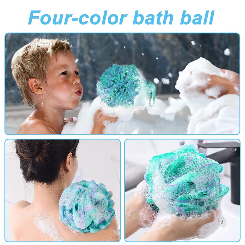 Body Scrubber Sponge, Loofah Bath Sponge, Wash Sponge for Body