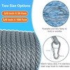3/8 Inch 100 FT Anchor Rope, Boat Anchor Rope Solid