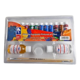 Estuche Para Pintura en Oleo con 12 Pinturas de 16ml c/u