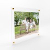 Fab Glass and Mirror Floating Acrylic Picture Frame 12x10,Wall Mount