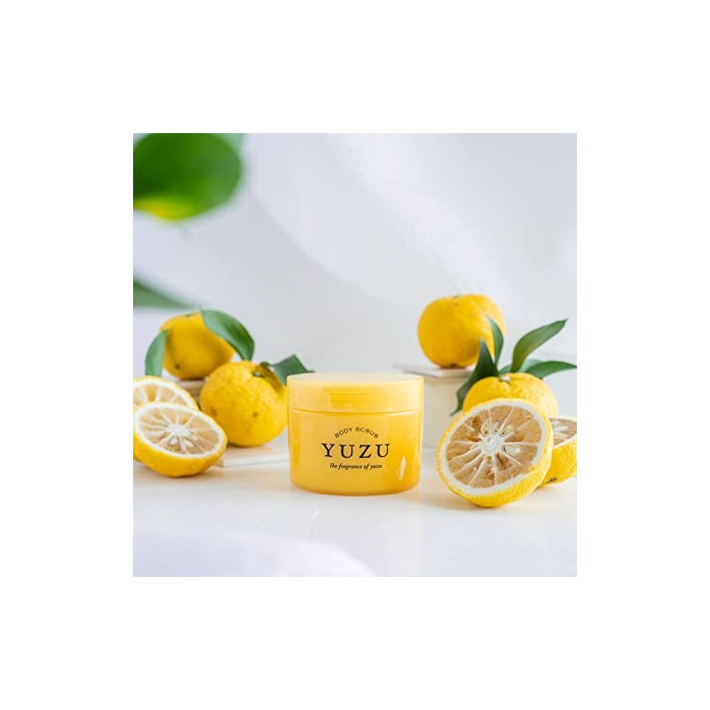 Daily Aroma Japan Yuzu 61018 Body Massage Scrub, 10.6 oz