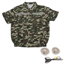 Cooling Fan Jacket with 2 Fan 3 Levels Adjustable Fast Cooling Air Conditioned Clothes for Hot Weather Work