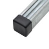 Strut Channel Cap, 1-5/8" Plastic Black Square End Cap for