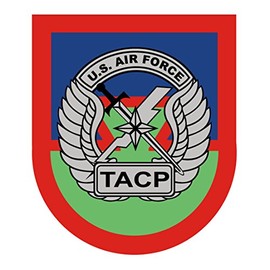 US Army - US Airforce Tactical Air Control Party (TACP) Patch Decal - 3.5 Inch Tall Full Color Decal, Sticker
