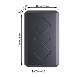 Riloer Mini GPS Tracker,Pet/Car/Vehicle/Kids Magnetic Locator