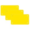 4"x7" Blank Yellow Motorcycle License Plate - Perfect for Custom