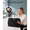 LOVEVOOK Laptop Tote Bag for Women with Large Cup Holder,