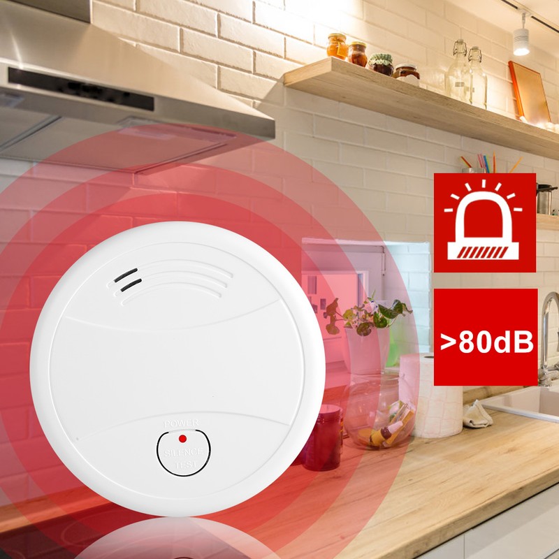 WIFI Standalone APP Smoke Alarm Photoelectric Sensor Gas Detector Voice