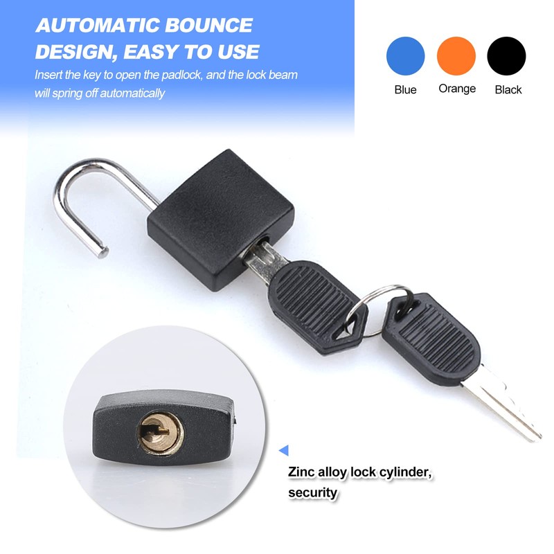 Suitcase Lock Small with Key 6 Pieces Lock Suitcase Locks