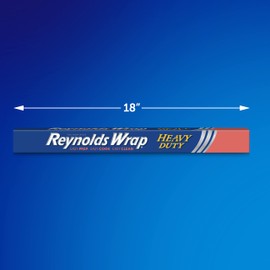 Reynolds Wrap Heavy Duty Aluminum Foil, Heavy Duty Foil Aluminum Roll, Thick Foil for Added Strength, With Easy Open and Close Secure Tab, Extra Wide, 37.5 Sq. Ft.