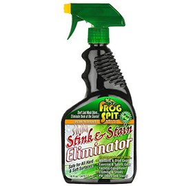 Frog Spit Stink and Stain Eliminator | 16 oz Enzymatic Cleaner | All Purpose Apply and Let Dry Odor and Stain Remover Spray | Safe on All Surfaces