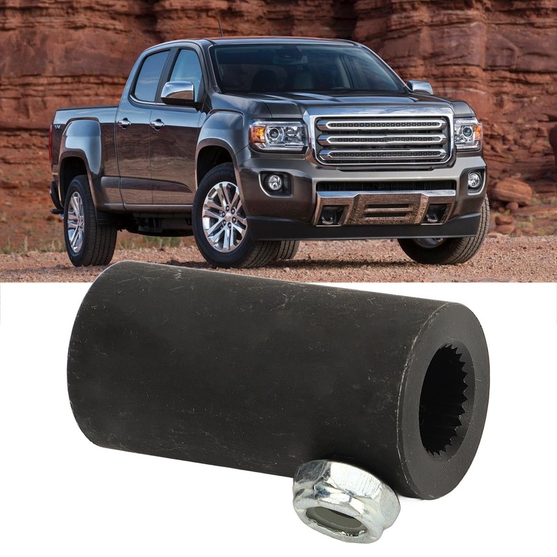 9/16in‑26 Spline to 3/4in Round Smooth Steering Shaft Coupler Non