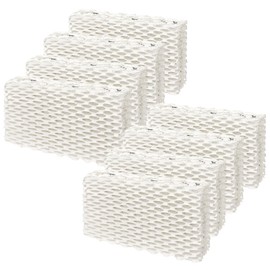 8 Pack Wf813 Eqwf813 Humidifier Filters Compatible with Equate Eqwf813 Eq-2119-Ul Relion RCM-832 RCM-832N ProCare PCCM-832N Cool Mist Humidifier Replacement Filter, White